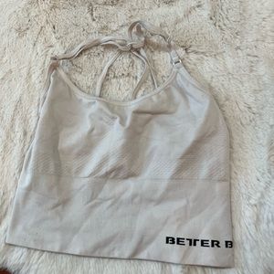 Better Bodies Astoria Seamless Sports Bra White Size S